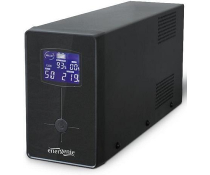 UPS (zasilacz awaryjny) Gembird UPS 650VA Line-in 2x IEC, 1x Schuko LCD